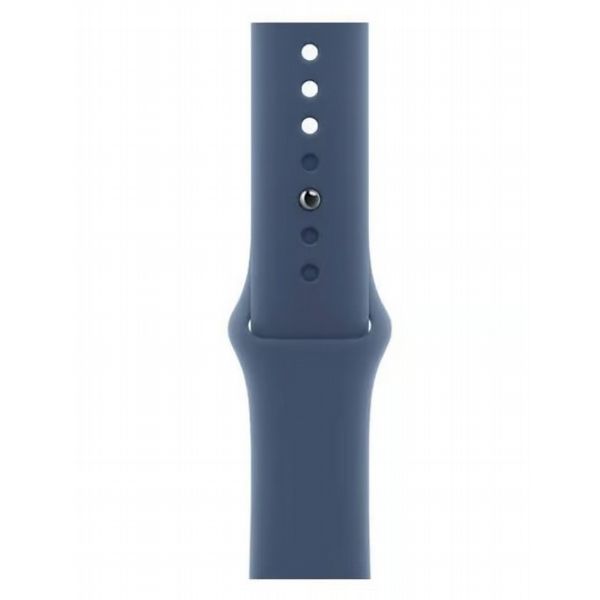 Refurbished Apple Watch Series 10 46mm, Silver case, Blue band. Grade A