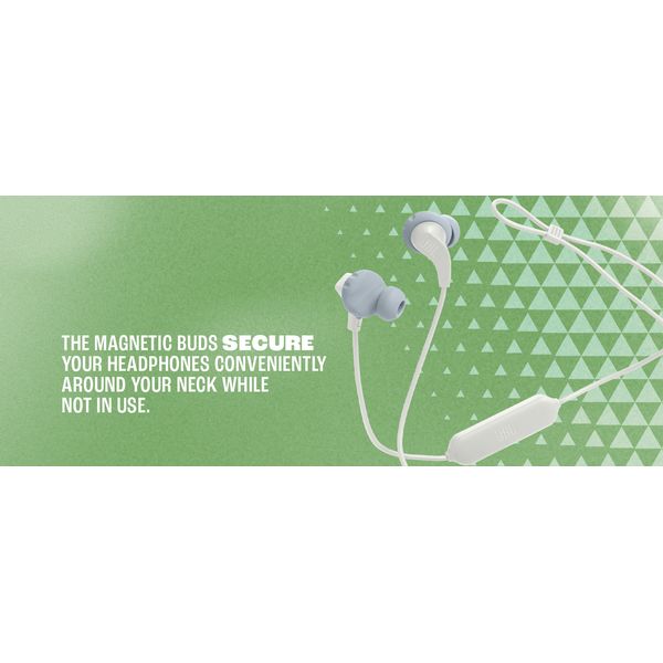 JBL Endurance Run 2 Wireless Sport Headphones, White