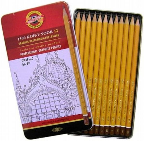 Academy Drawing Pencil Set 12 (6B-5H)