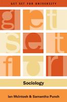 Get Set for Sociology (PDF eBook)