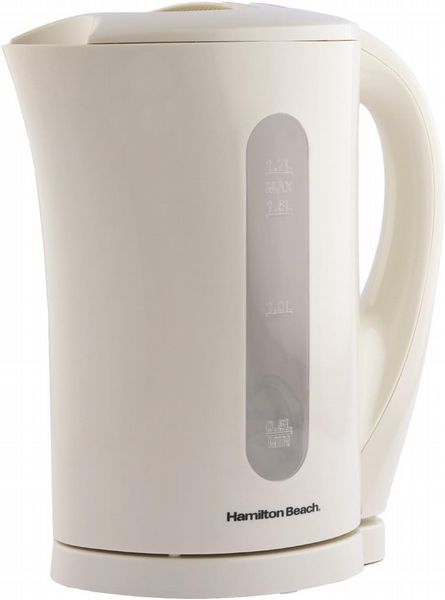 Hamilton Beach Essential Plastic Kettle Cream Open Box