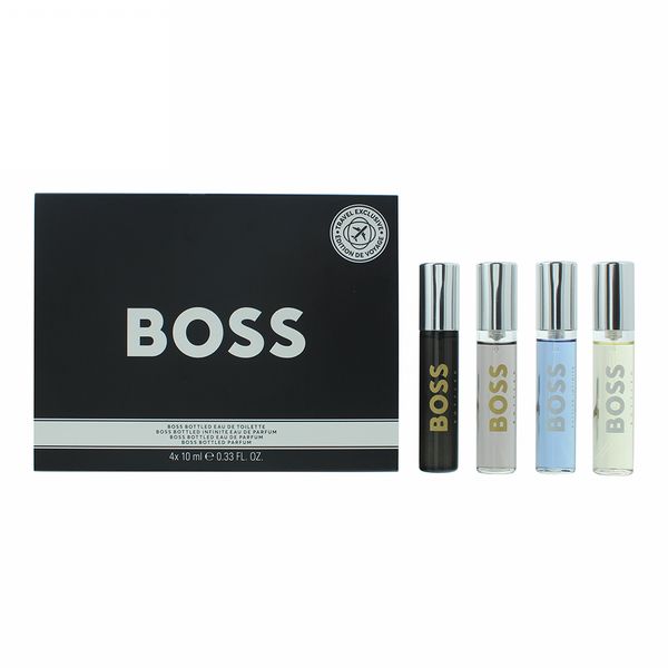  Hugo Boss Bottled 4 Piece Gift Set: Eau De Perfume 10Ml - Eau De Toilette 10Ml...