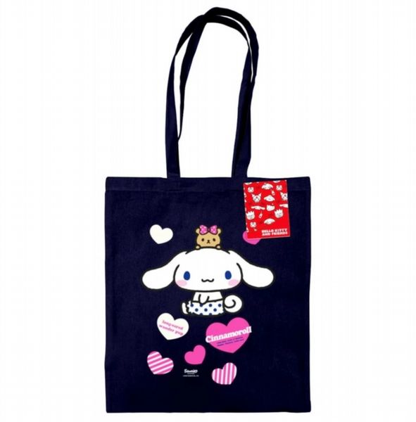 Cinnamoroll (Pup) Navy Tote Bag