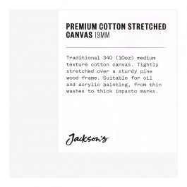 Jackson's: Single: Premium Cotton Canvas: 10oz 19mm Profile 10x10cm (Apx.4x4in)